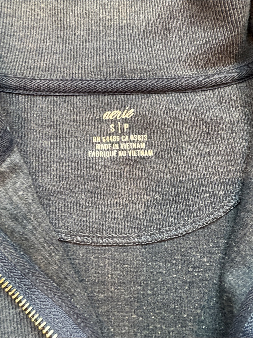 Half-Zip Pullover Sweater - Washed Blue - Picture 2 of 6